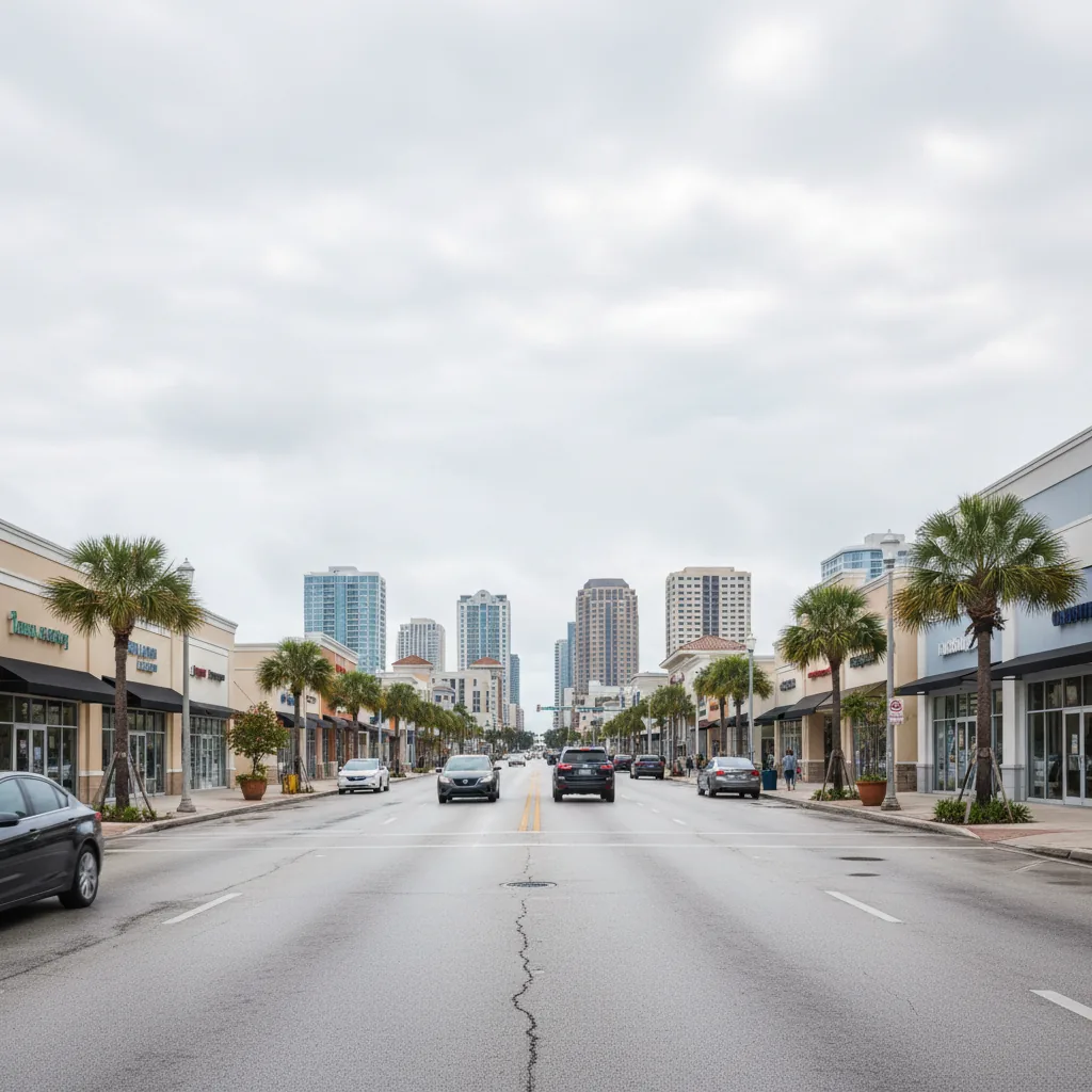 Pembroke Pines, FL business district